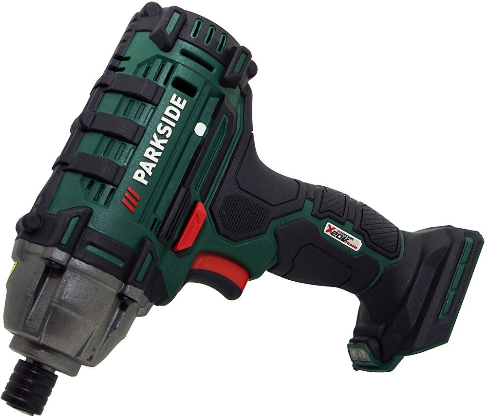 Parkside Akku-Drehschlagschrauber 1/4 Zoll 20V Akku Schlagschrauber PDSSA 20 (ohne Akku), 2800 U/min, 180 Nm, Automatisches Schlagwerk mit hoher Kraftentfaltung