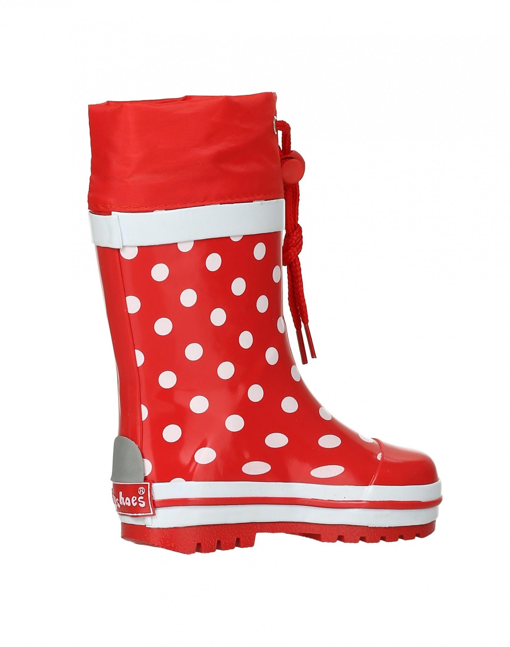 Playshoes Gummistiefel Rot Punkte Gummistiefel