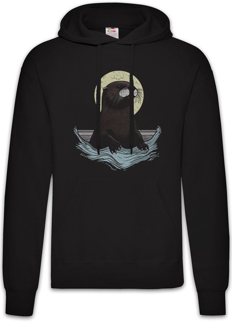 Hoodie Otter A Herren Hoodie Lovely Wildlife lontra Nutria Fischotter