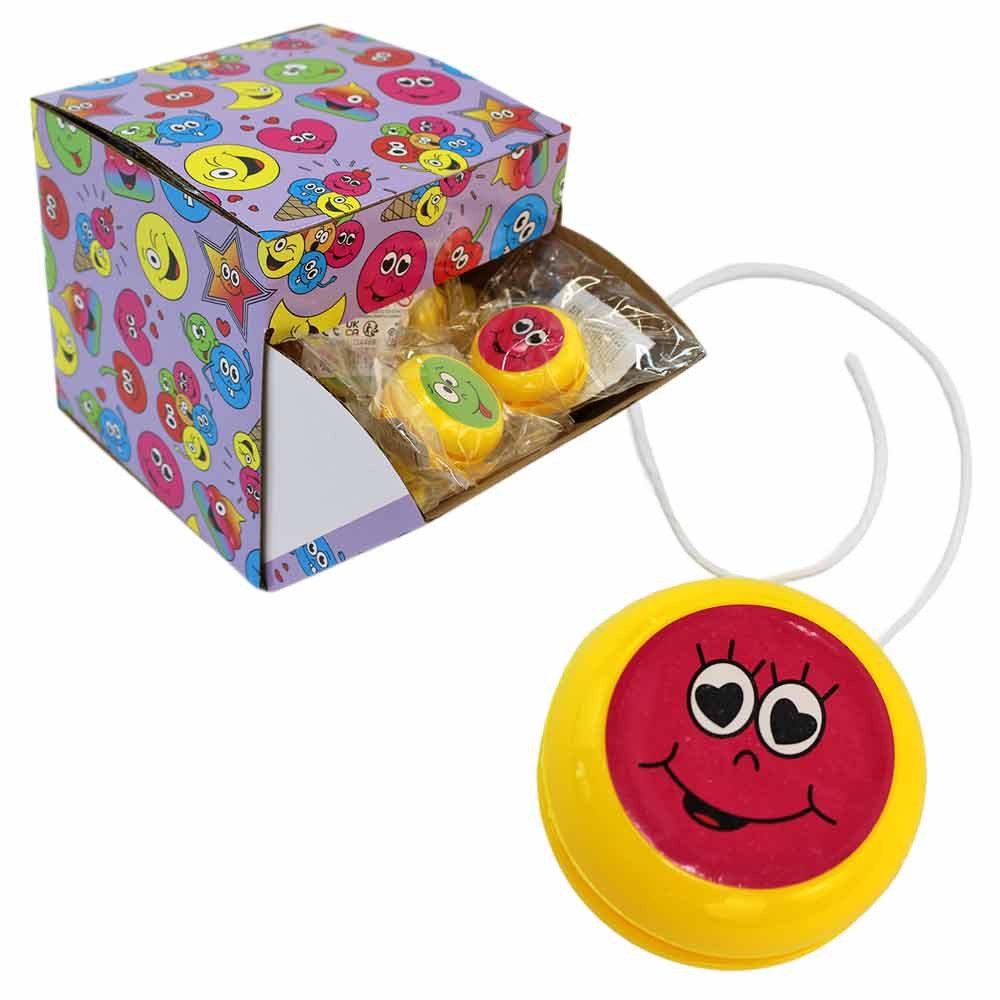 LG-Imports Lernspielzeug 36 Stück Mini Smiley Yo-Yos - ca. 4 cm (36-St)