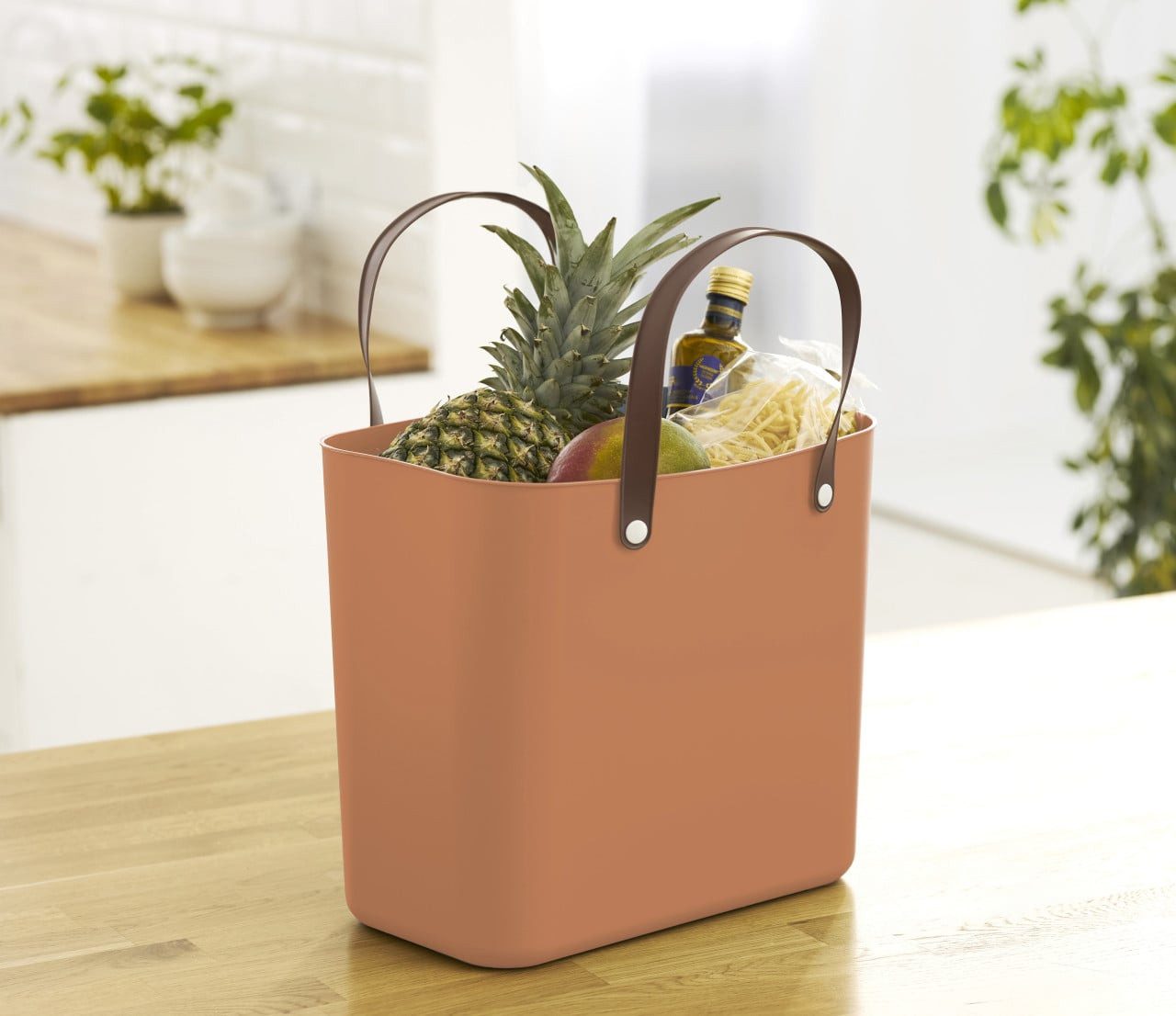 ROTHO Einkaufsbeutel Rotho Einkaufstasche Albula 25 L coral clay