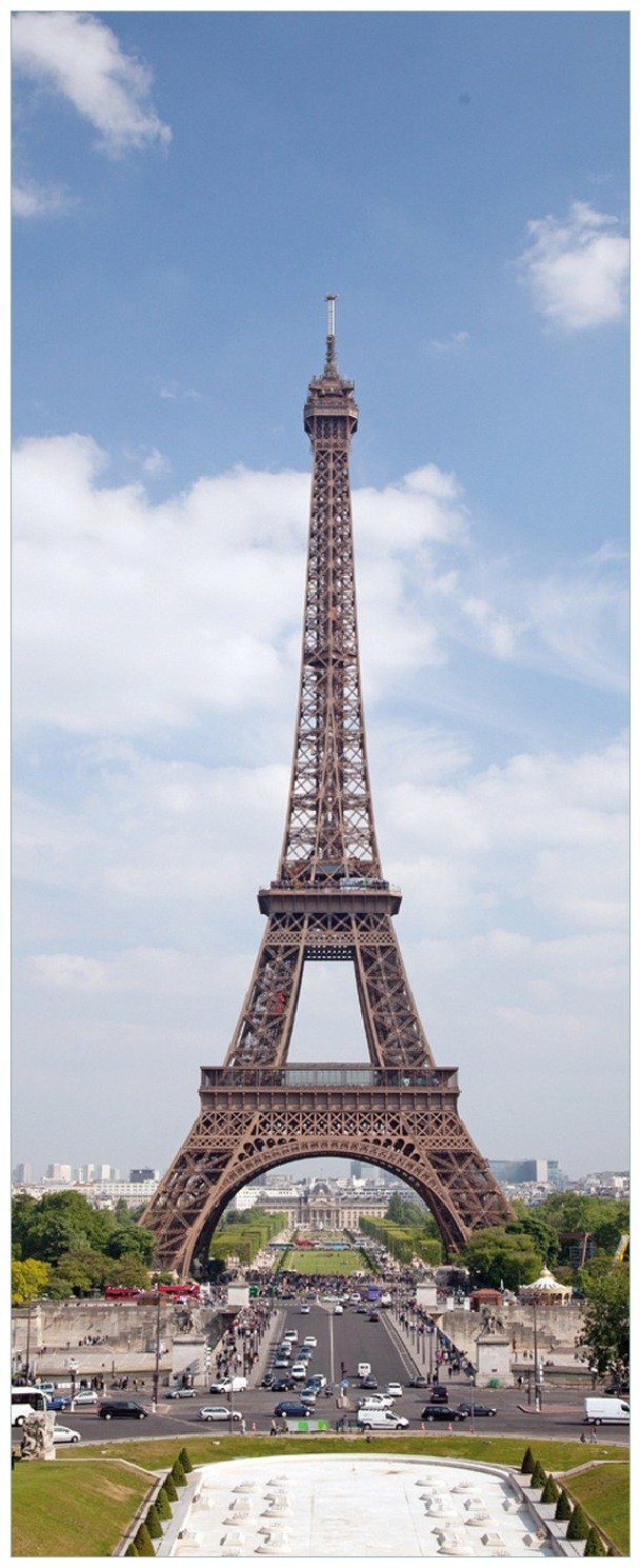 Wallario Memoboard Eiffelturm in Paris
