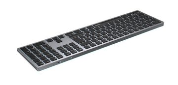 Speedlink LEVIA Illuminated Metal Office Scissor Keyboard Wireless-Tastatur (Bluetooth)
