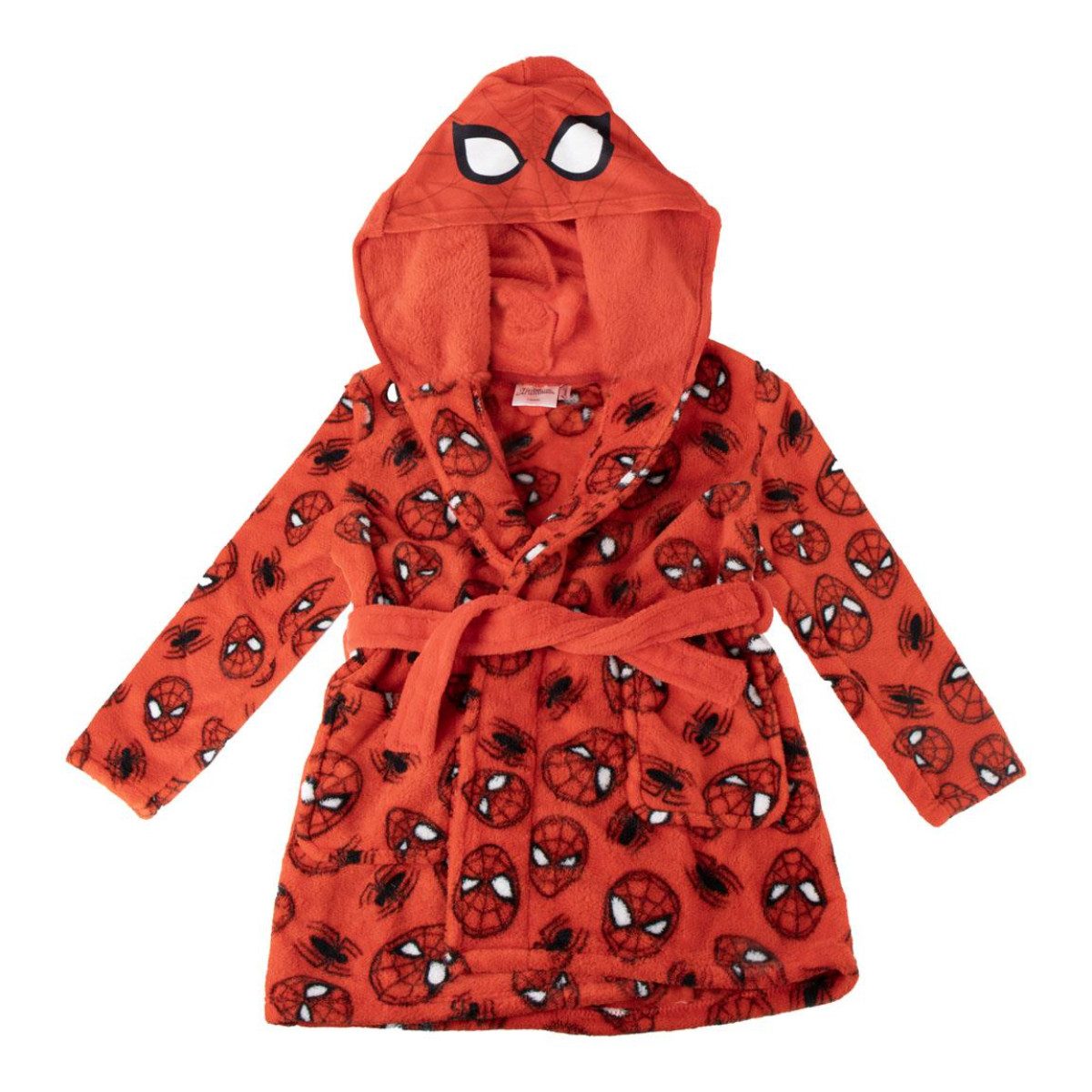Cerda Kinderbademantel Spider-Man Kinder Hausmantel – Kuscheliger Bademantel aus Polyester, Polyester