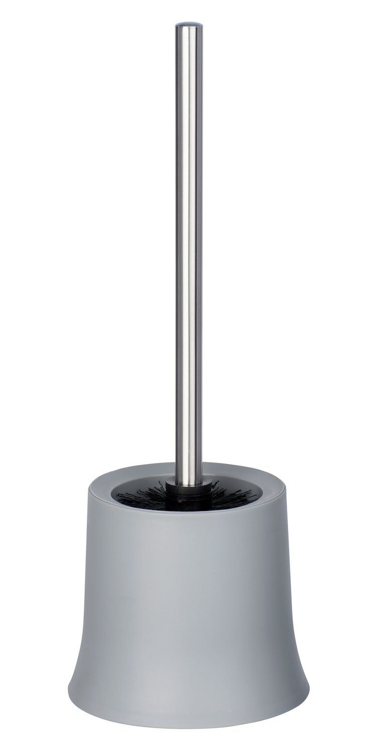 WC-Garnitur BASIC, Grau, Schwarz, H 38 cm, Kunststoff