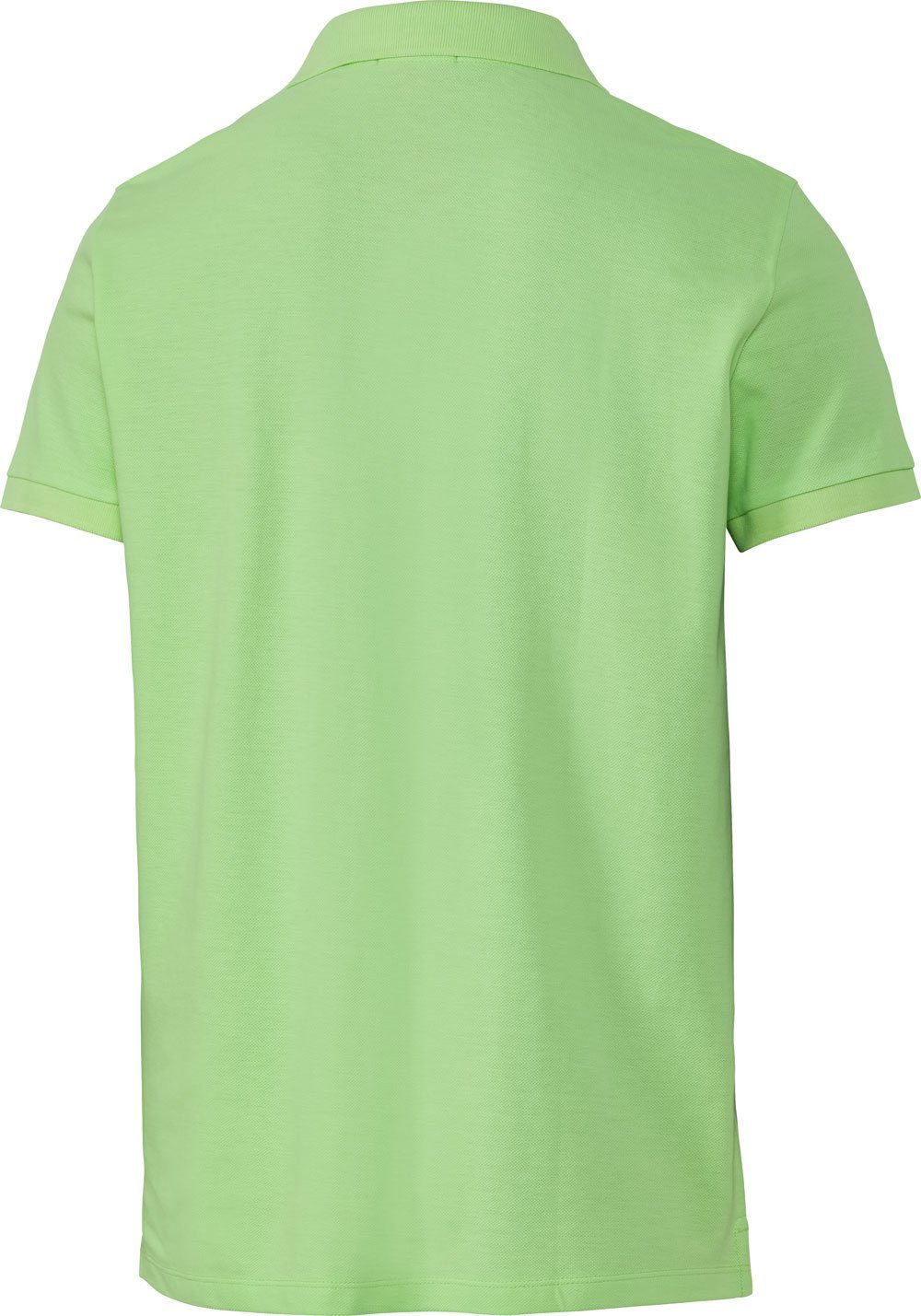 Chiemsee aus reinem hellgrün Baumwoll-Piqué Poloshirt