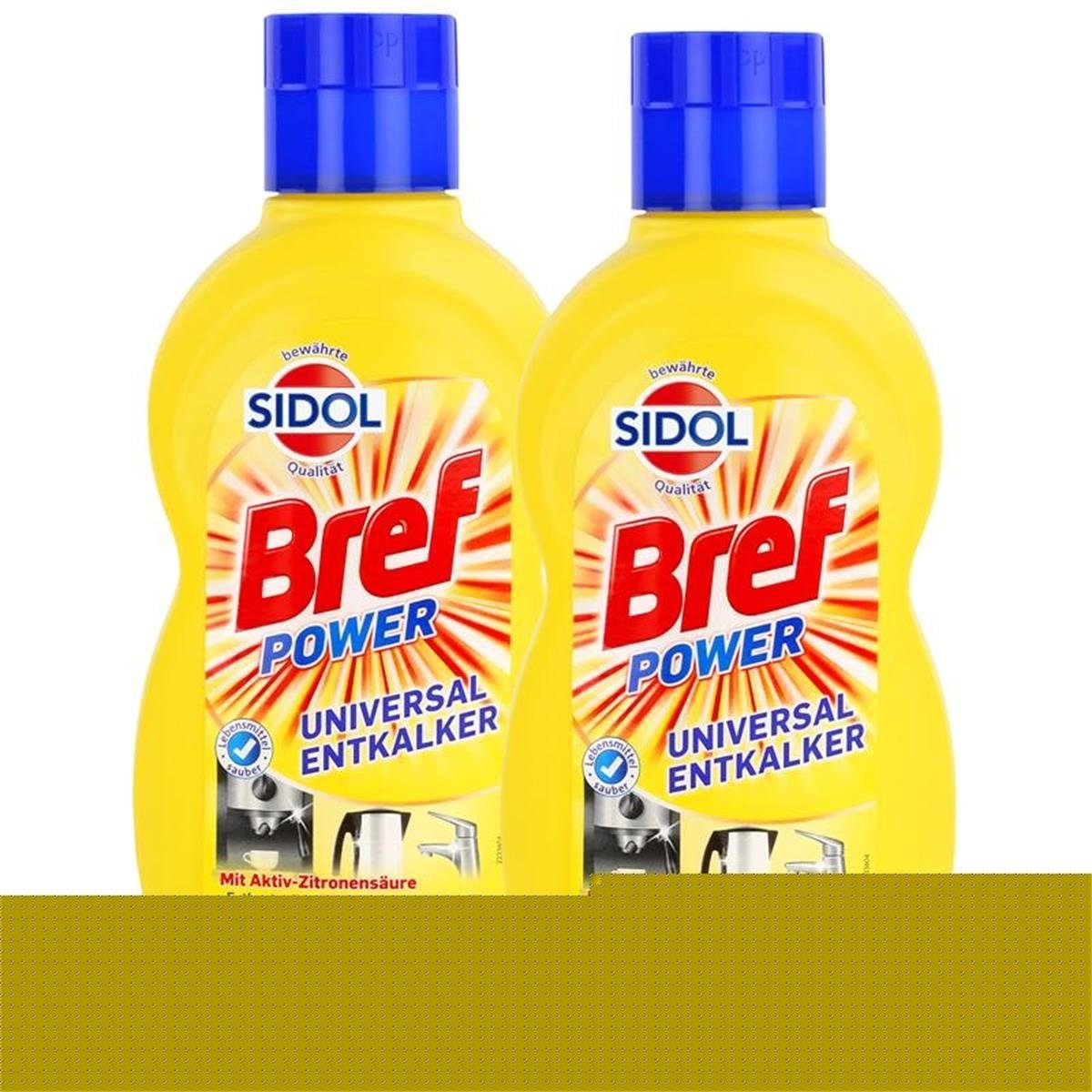 Sidol Sidol Universal-Entkalker 500 ml - Mit Aktiv-Zitronensäure (2er Pack) Средство для удаления накипи