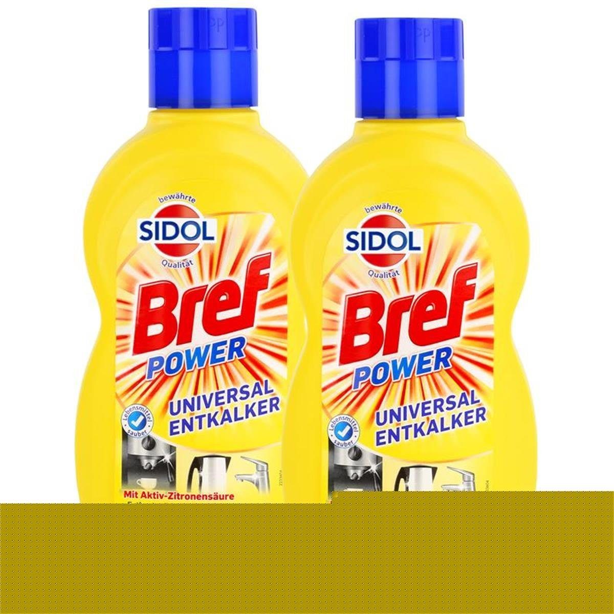 Sidol Sidol Universal-Entkalker 500 ml - Mit Aktiv-Zitronensäure (2er Pack) Entkalker