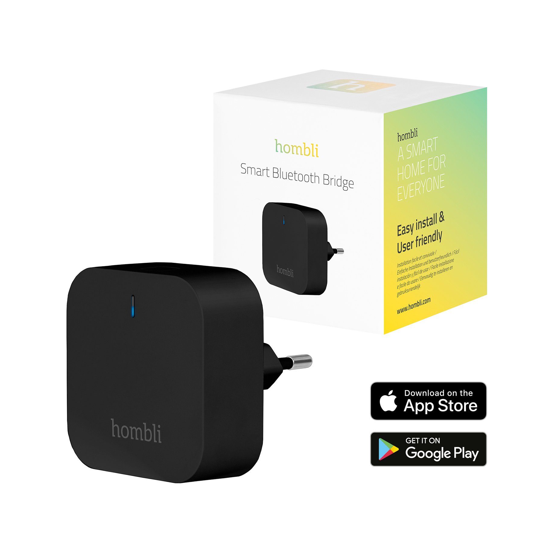 Smart-Home-Zubehör Bridge Schwarz Hombli Smart Bluetooth