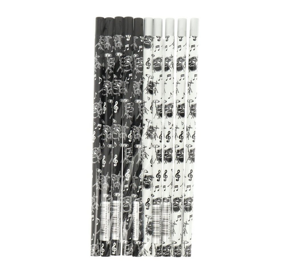 Thumbnail - mugesh Bleistift Magnetische Bleistifte Instrumente (10er-Set) Schlagzeug, für Musiker