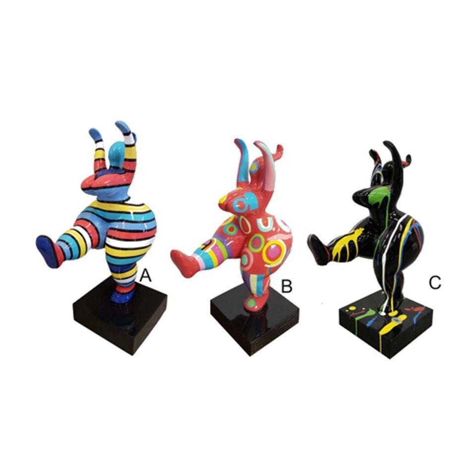 JVmoebel Dekoobjekt »Abstrakte Design Figuren 85cm Statuen Garten