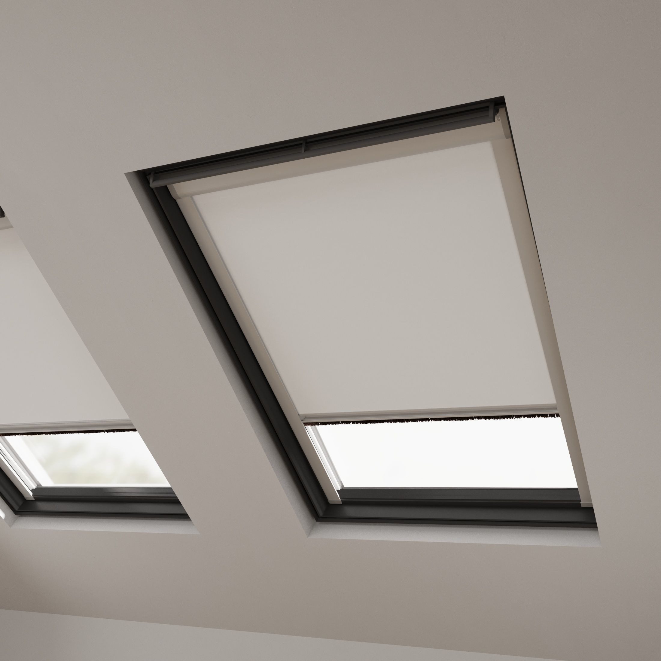 Dachfensterrollo Verdunklungsrollo Weiß - Verdunklung - Kompatibel mit VELUX CK04, Cocoon Home, verdunkelnd, Thermobeschichtet, Einfache Montage, 100% Verdunkelnd, Stufenlos