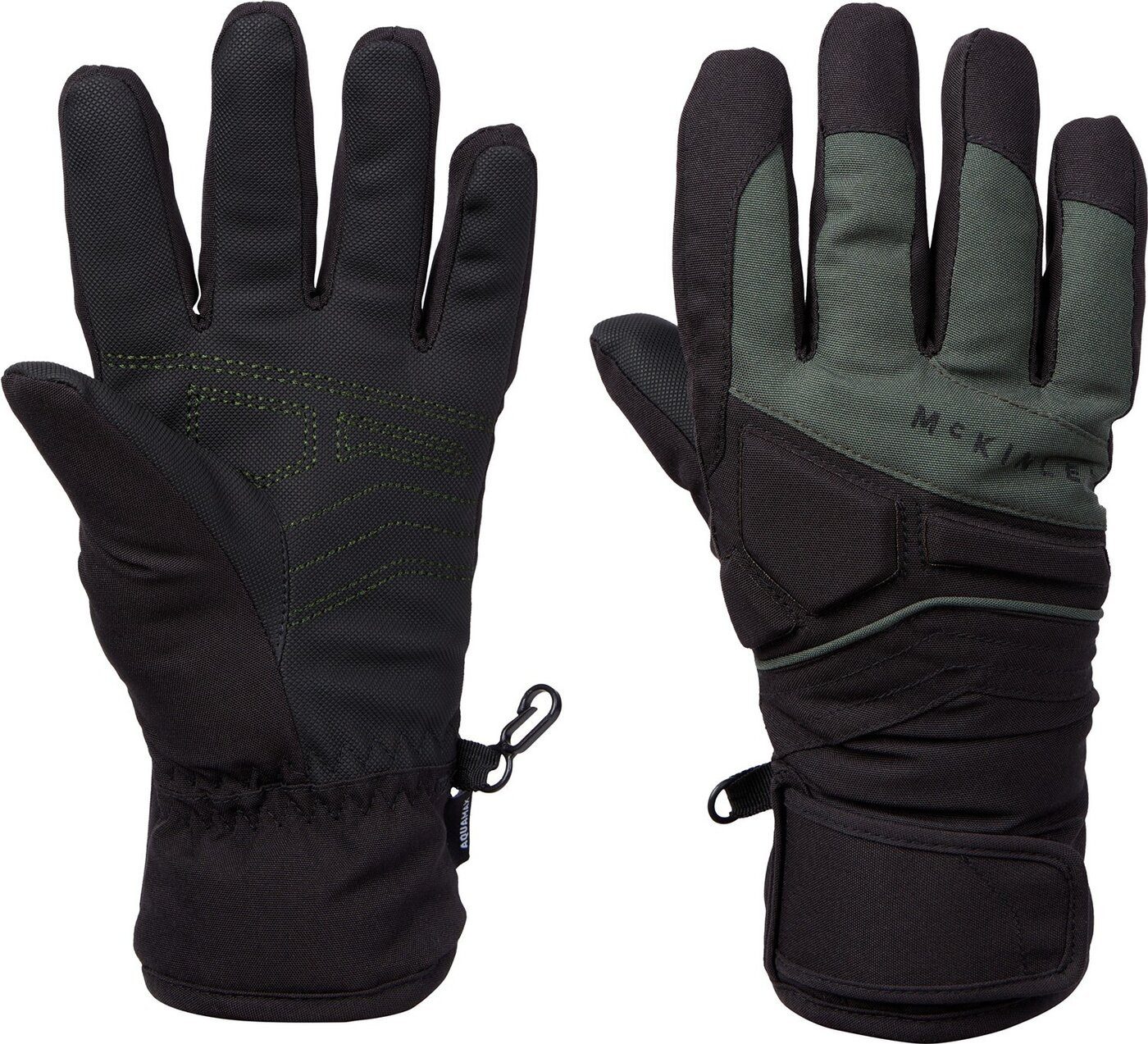 Snowboardhandschuhe Ki.-Handschuh Morell jrs BLACK NIGHT/GREEN DA
