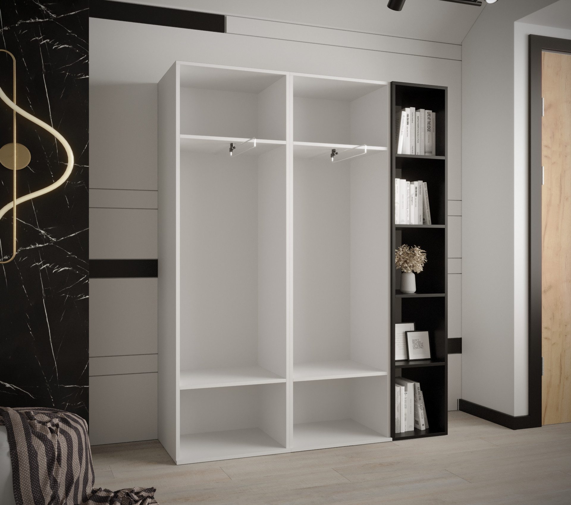 ABIKS MÖBEL Garderoben-Set MIRO Set 11, Garderobe, Kleiderschrank, Modern Design