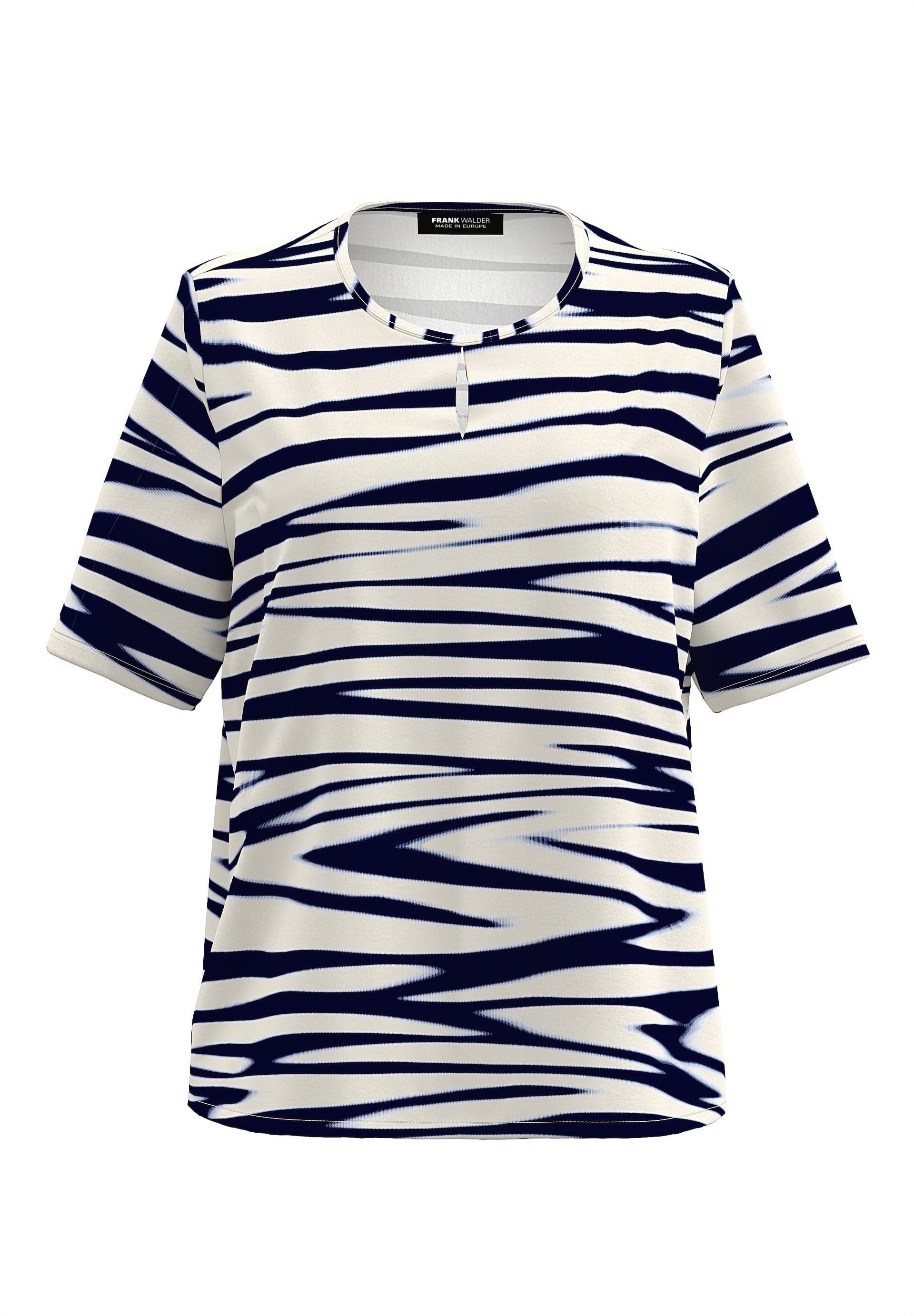 FRANK WALDER Blusenshirt schlitzdetail