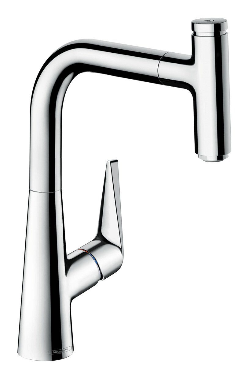 hansgrohe Küchenarmatur Talis Select M51 Küchenmischer 220 1jet mit Ausziehauslauf