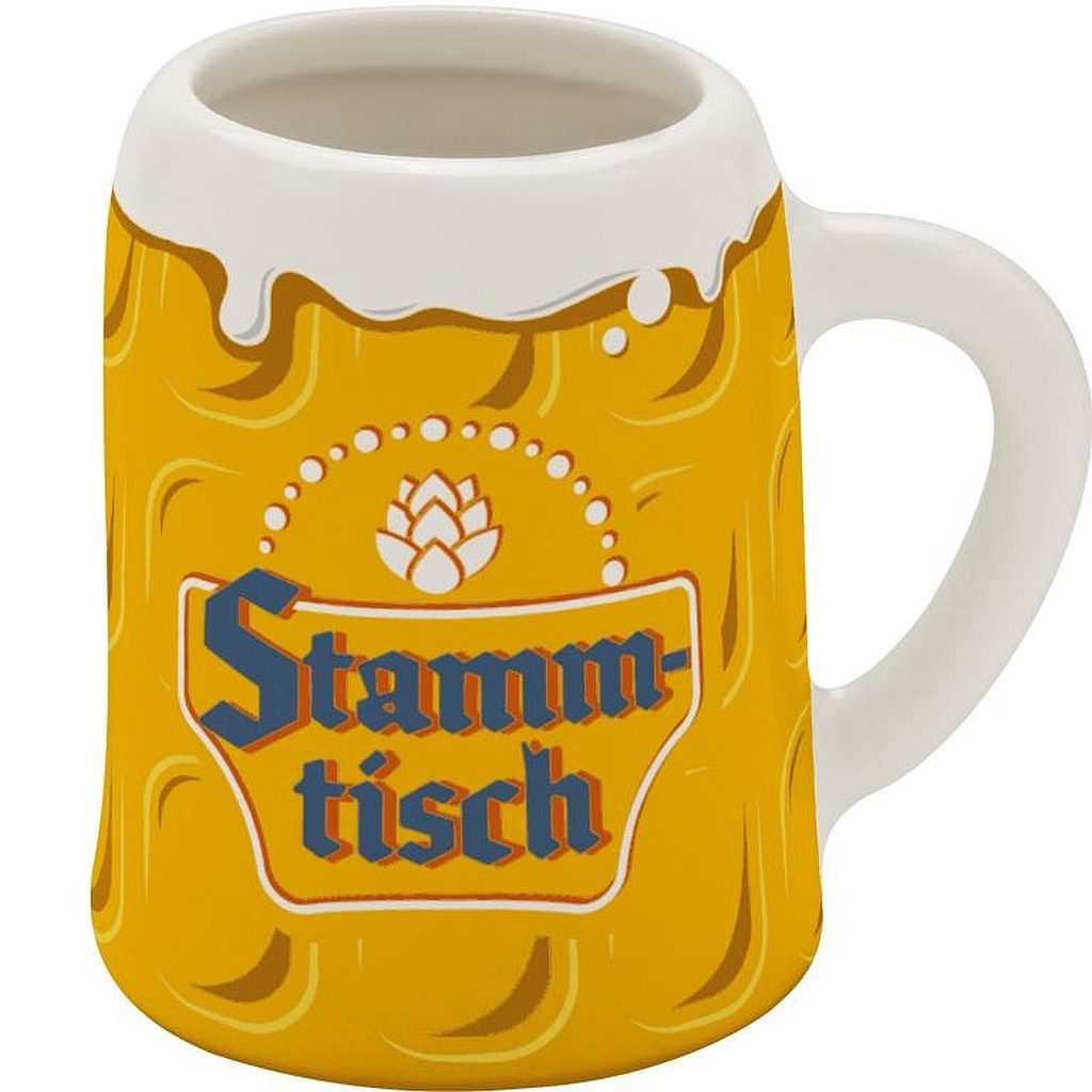 Sheepworld Schnapsglas Schnapskrug Schnapsglas Stamper Keramik Sheepworld STAMMTISCH 73846, Material: Keramik