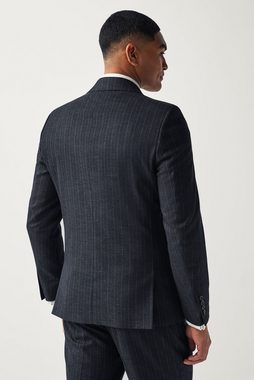 Next Baukastensakko Tailored Fit Anzugsakko mit Streifen (1-tlg)