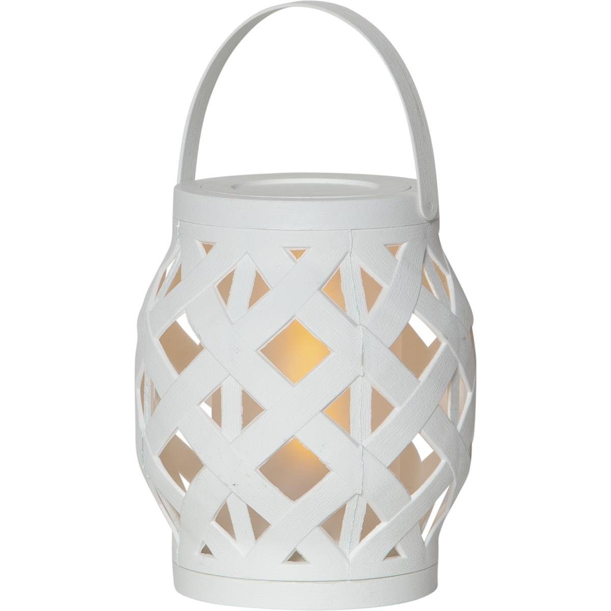 STAR TRADING LED Laterne LED Laterne Flamme LED mit bewegtem Feuereffekt 16cm 14cm Timer weiß, LED Classic, gelb. € 12,95