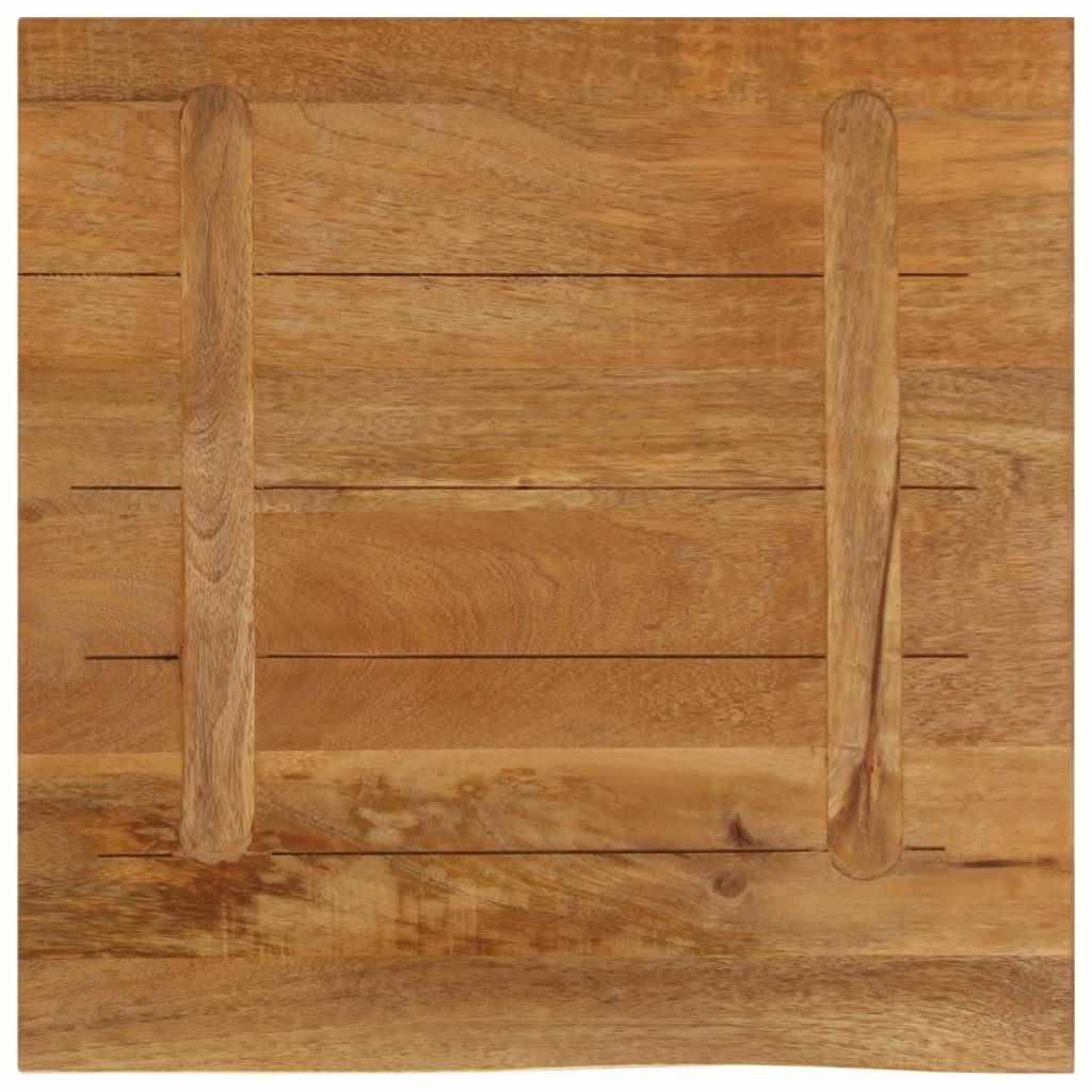 vidaXL Tischplatte Tischplatte mit Baumkante 40x40x2,5 cm Massivholz (1 St) – Bild 5 von 5