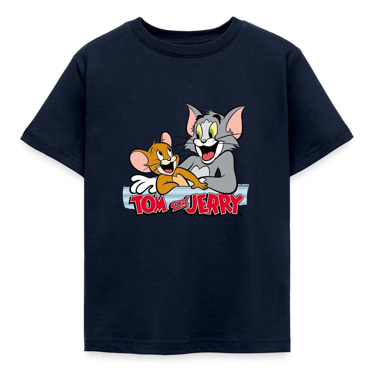 T-Shirt Tom Und Jerry Fröhliche Freunde Kinder T-Shirt