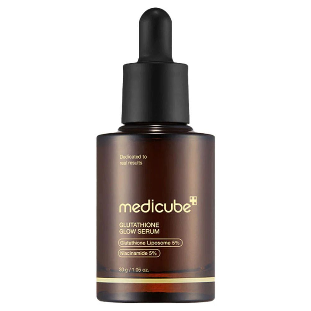 Medicube Gesichtsserum Medicube, Glutathione Glow Serum - 30 g, Aufhellendes Glow-Serum mit 5% Glutathion-Liposomen & 5% Niacinamid