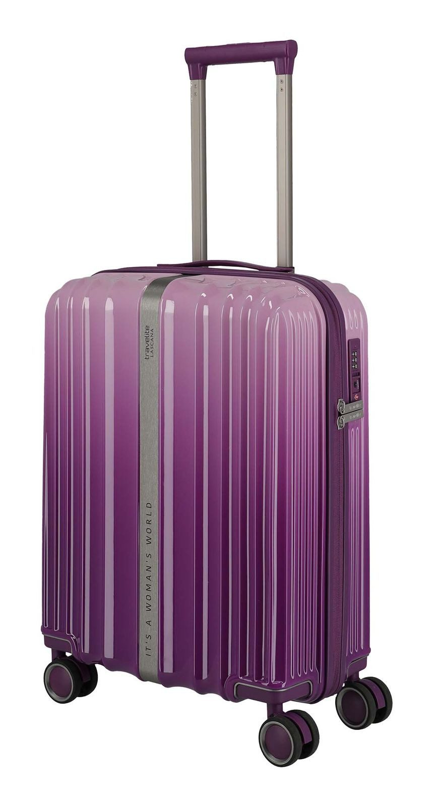 travelite Hartschalen-Trolley 4W Trolley, 4 Rollen