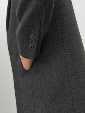Jack & Jones Parka Kurzer Woll Mantel Elegante Coat Übergangjacke JJEMOULDER 4863 in Dunkelgrau