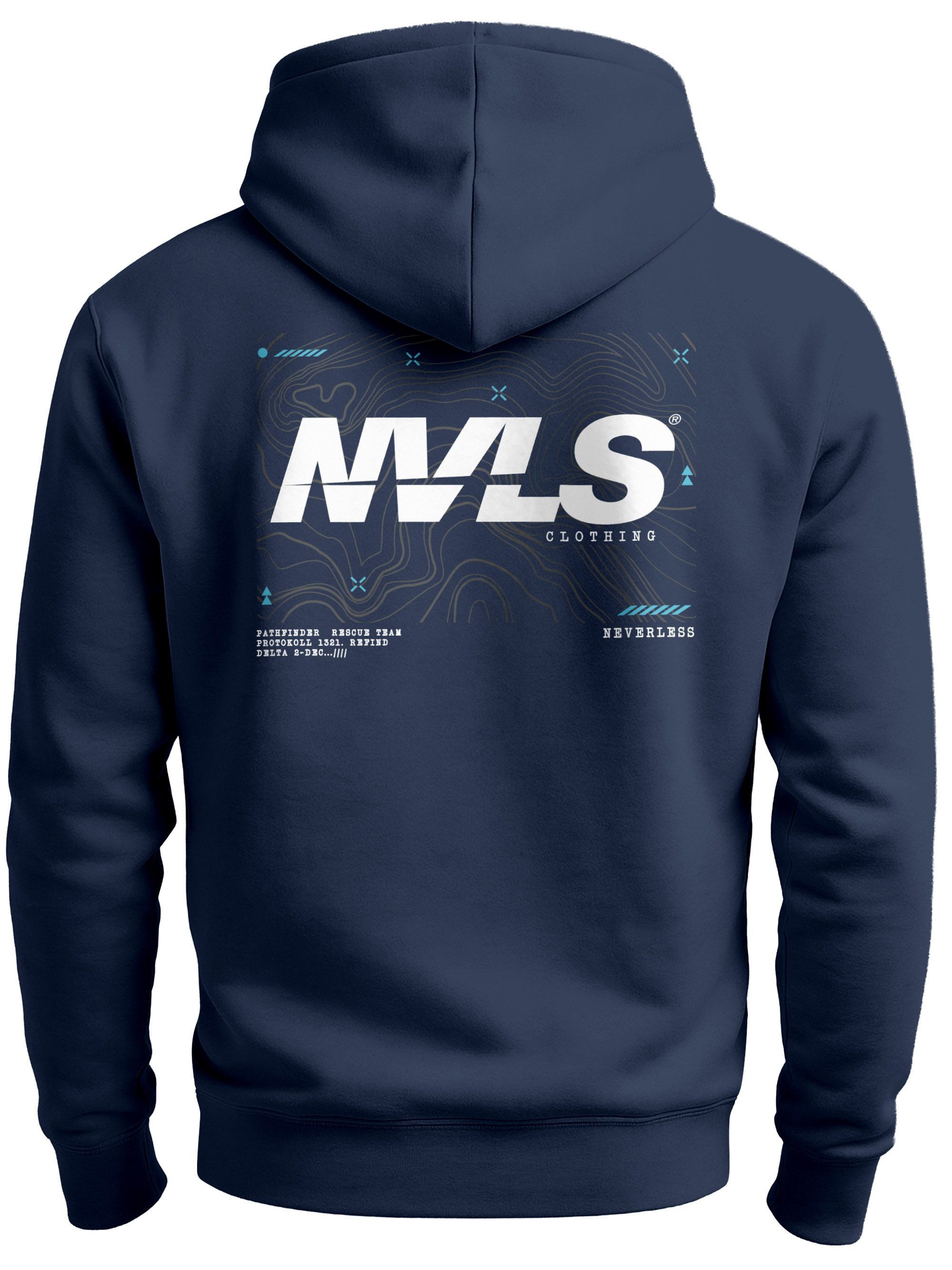 Neverless Hoodie Hoodie Backprint Herren Aufdruck günstig online kaufen