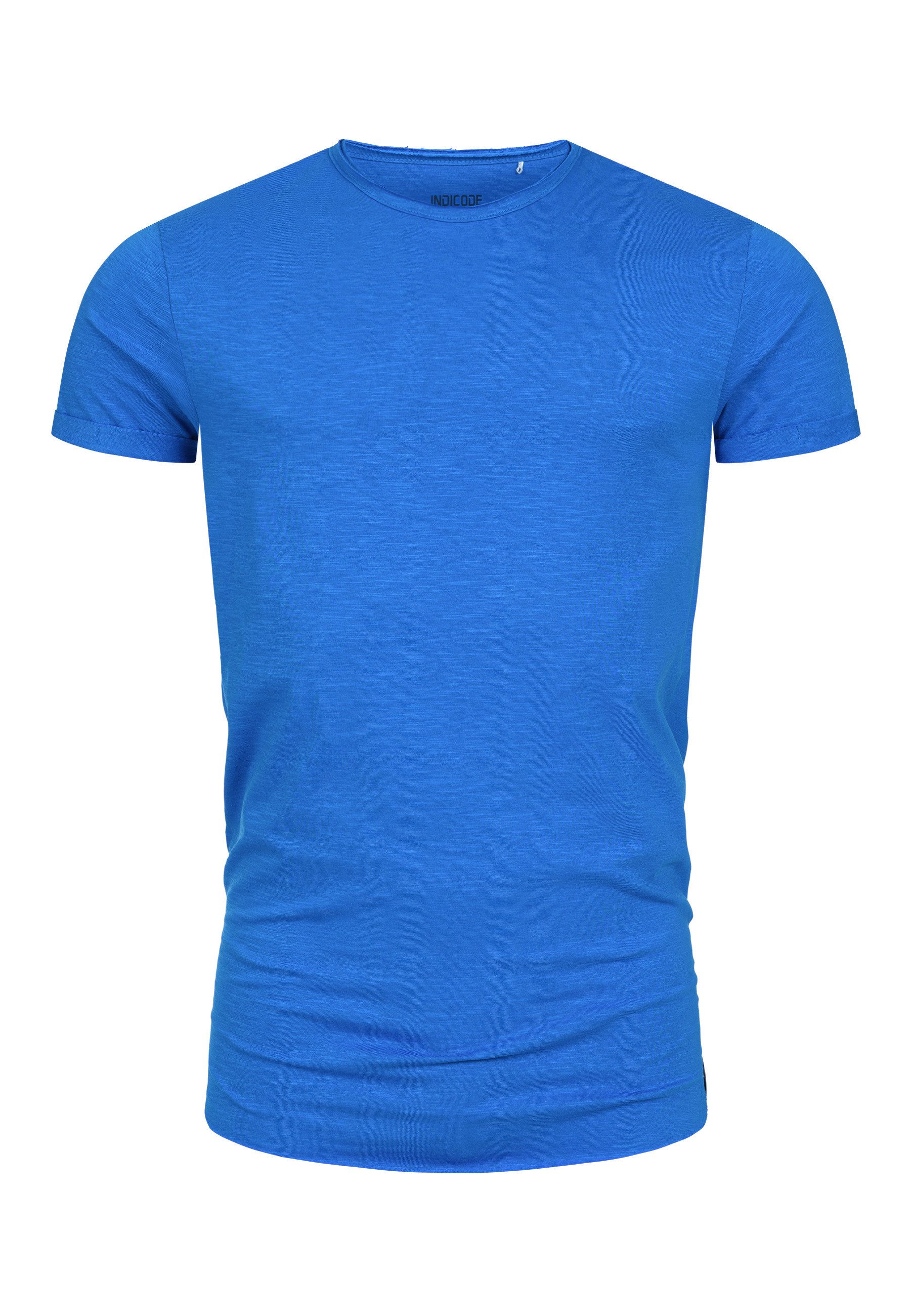 Indicode T-Shirt Herren Willbur Tee Shirt Tee Herrenshirt mit Rundhalsausschnitt, 100% Baumwolle