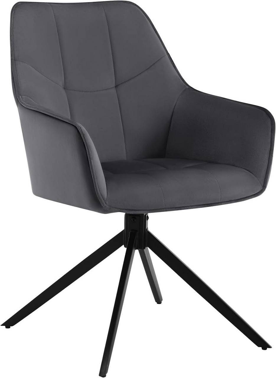 Woltu Polsterstuhl (1 St), Esszimmerstuhl drehbar, gepolsterter, Metallbein günstig online kaufen