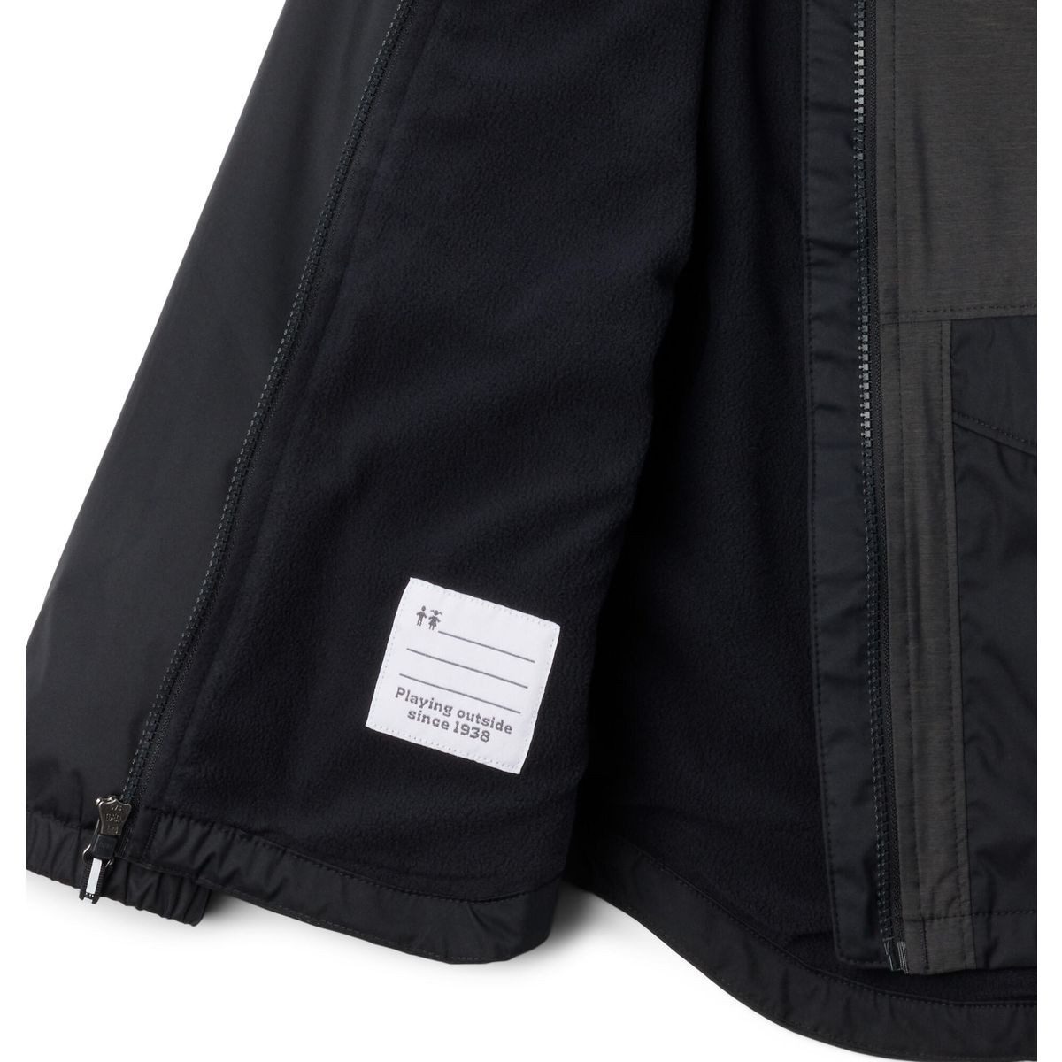 Columbia Hardshelljacke Rainy Trails II Fleece Lined Jacket Wasserdichte und atmungsaktive Jacke mit Fleece-Futter für optimalen