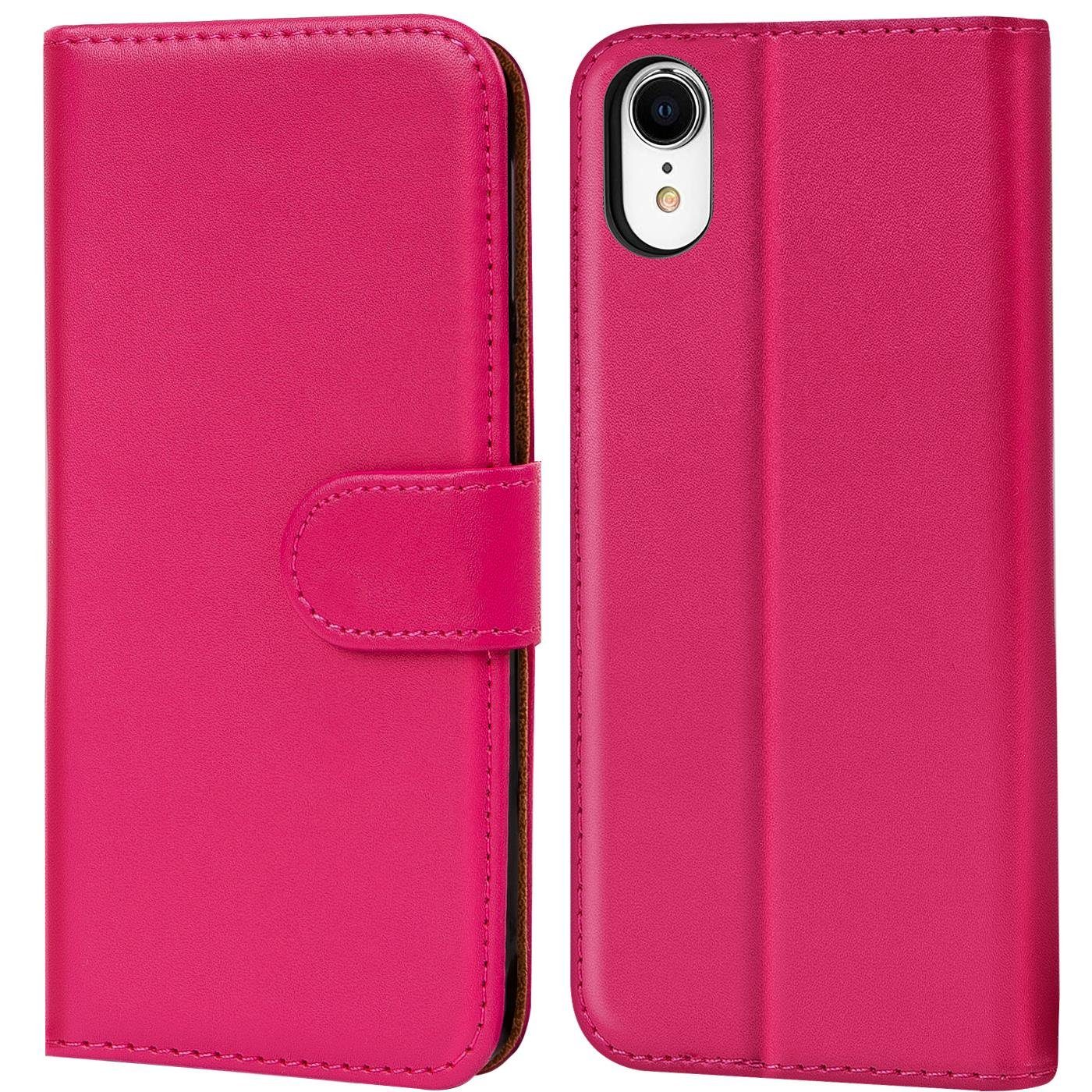 CoolGadget Handyhülle Book Case Handy Tasche für Apple iPhone XR 6,1 Zoll, Hülle Klapphülle Flip Cover für iPhone XR Schutzhülle stoßfest