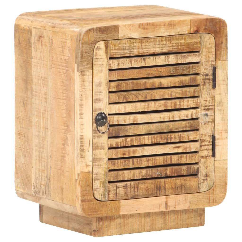 vidaXL Nachttisch Nachttisch 40x30x50 cm Raues holz (1-St)