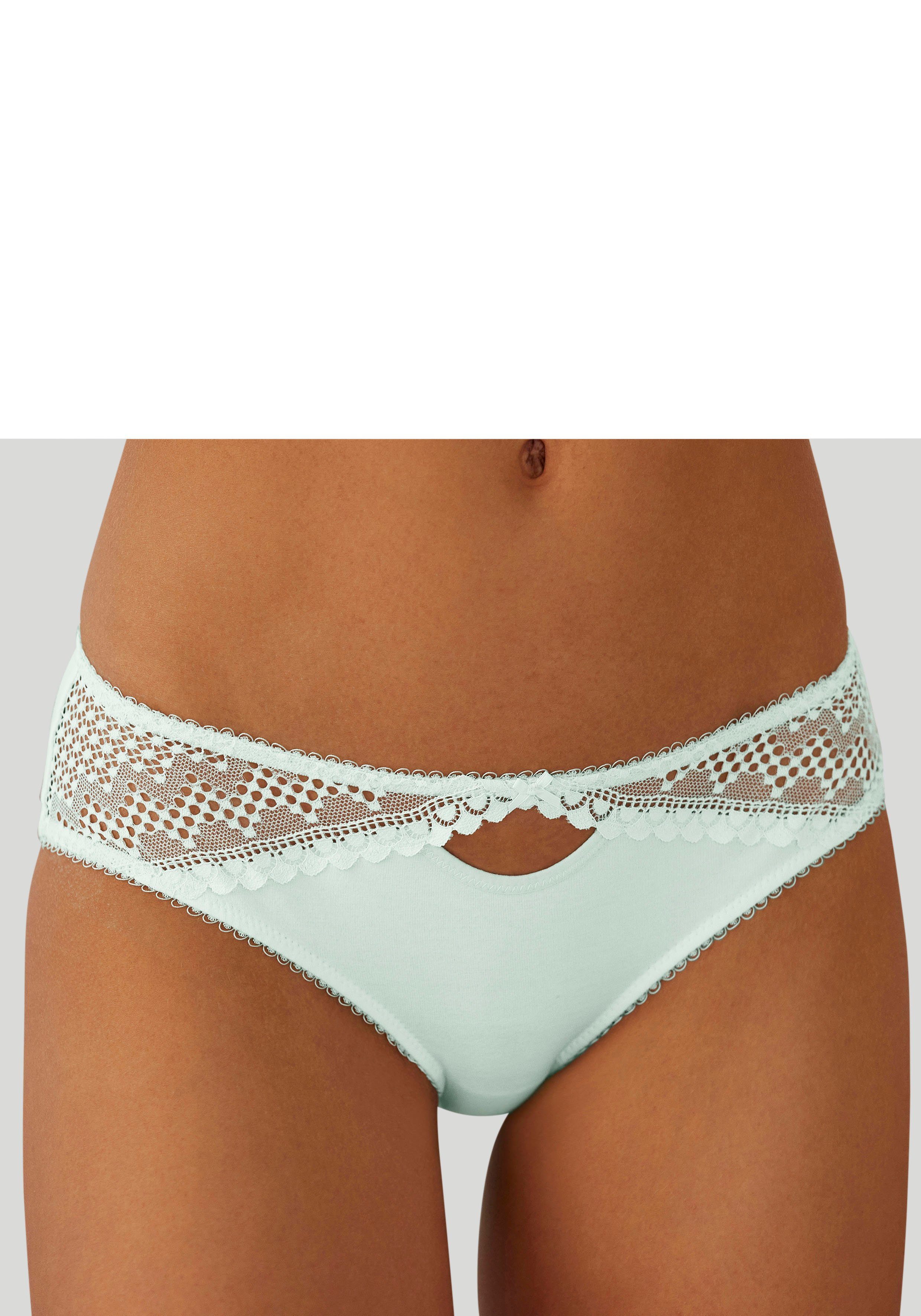 LASCANA Bio-Baumwolle aus mint Slip