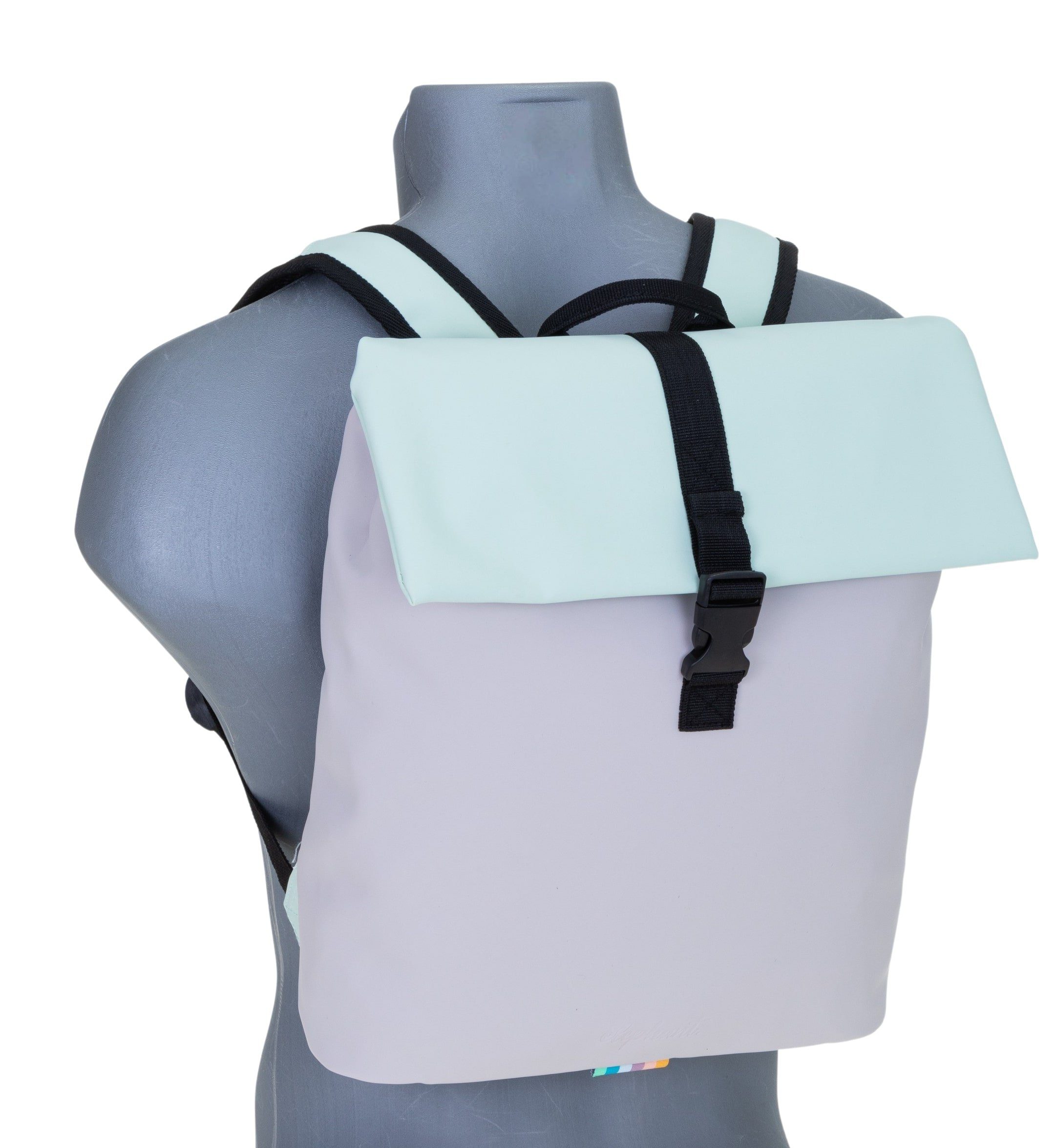 ELEPHANT Cityrucksack Takskal 12820 Damenrucksack wasserabweisend aus Plane, Rucksack Damen Handtasche iPad Tasche Geheimfach + Schlüsselbörse