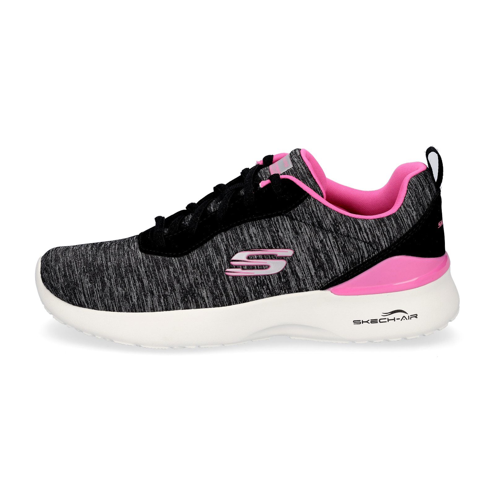 Sneaker Sneaker pink Skechers Waves Damen black/hot Paradise pink schwarz Skechers