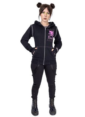 Bye Bye Kitty Kapuzensweatshirt Kapuzenjacke BBK Killer Hood Cute Kawaii Cosplay Katze Cat Pulli