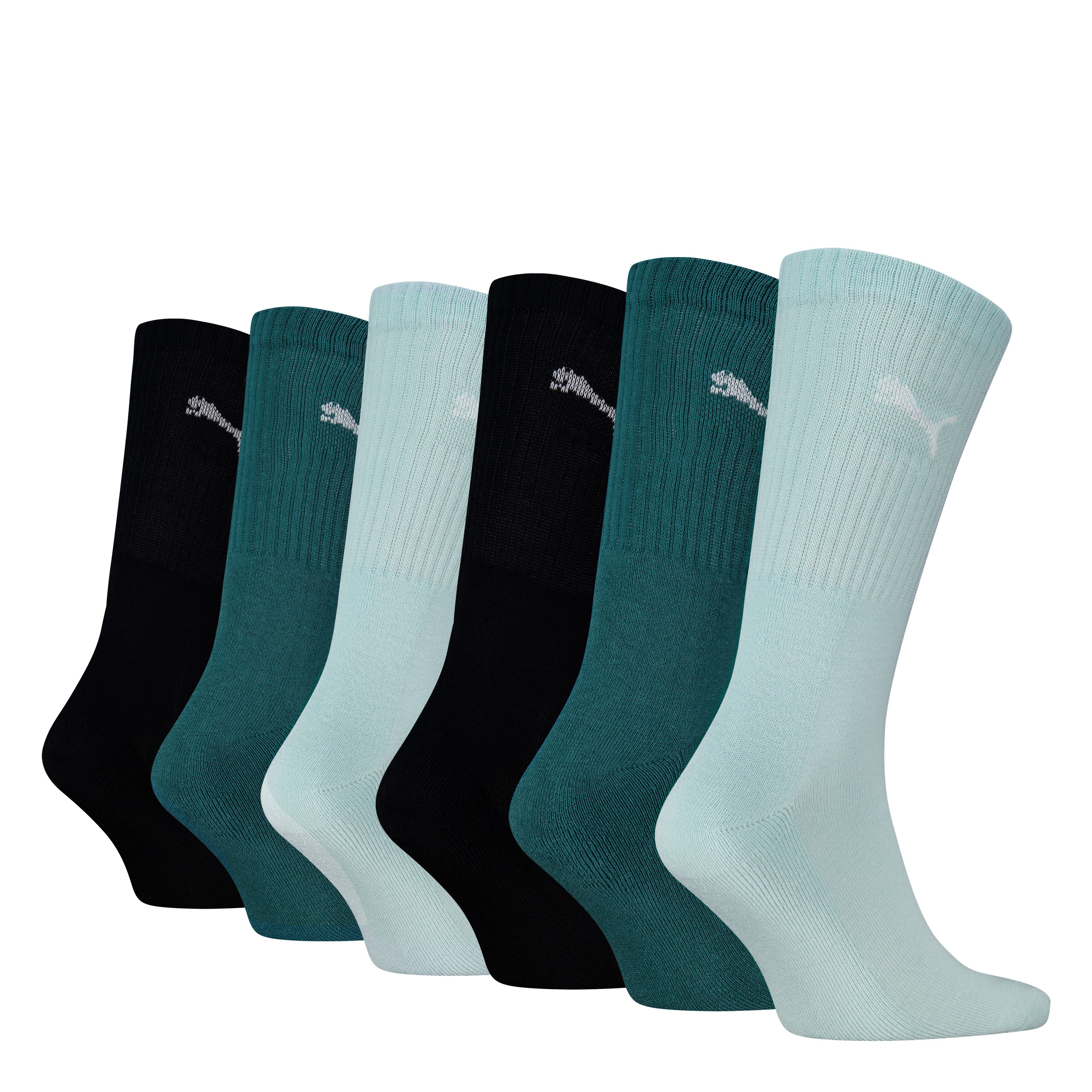 PUMA Socken PUMA UNISEX CREW SOCK 6P ECOM (6 Paar) Cat-Logo, Frottee-Sohle, günstig online kaufen