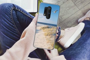 MuchoWow Handyhülle Düne - Möwe - Strand - Meer - Sonne, Phone Case, Handyhülle OnePlus 8 Pro, Silikon, Schutzhülle