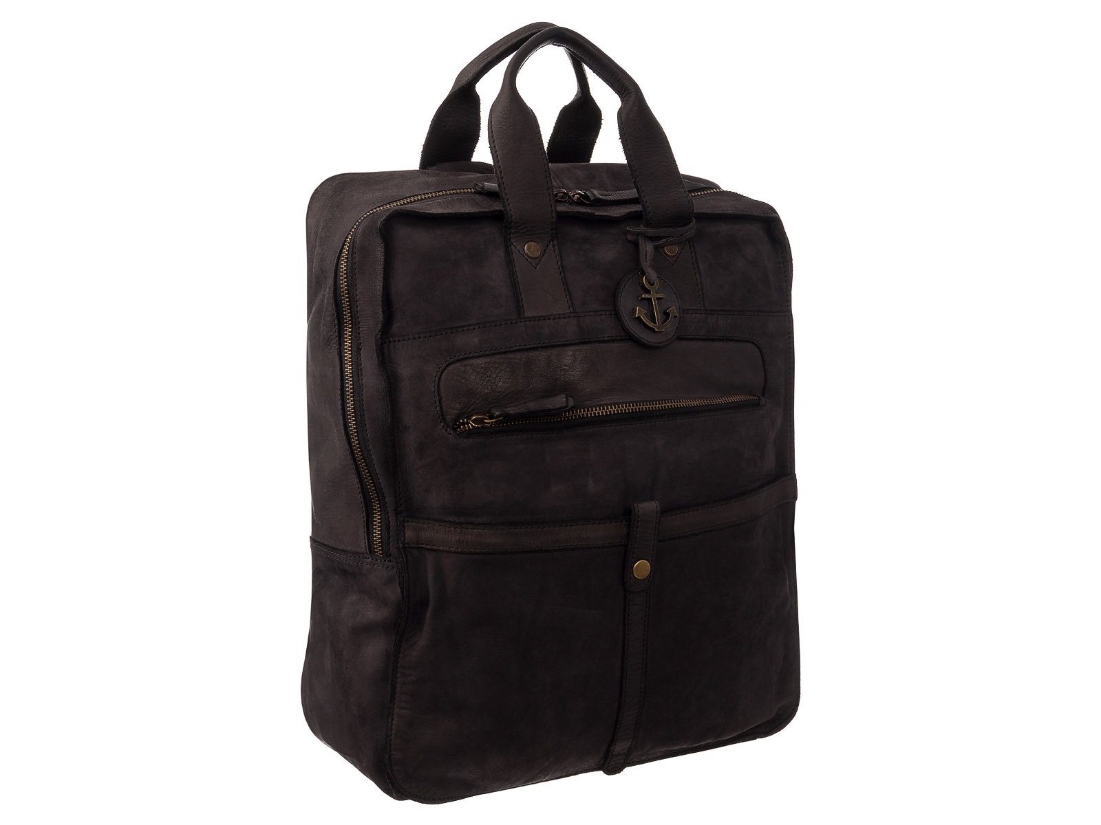 HARBOUR 2nd Cityrucksack Jonas Cool Casual Backpack-Style Laptoptrucksack, Leder