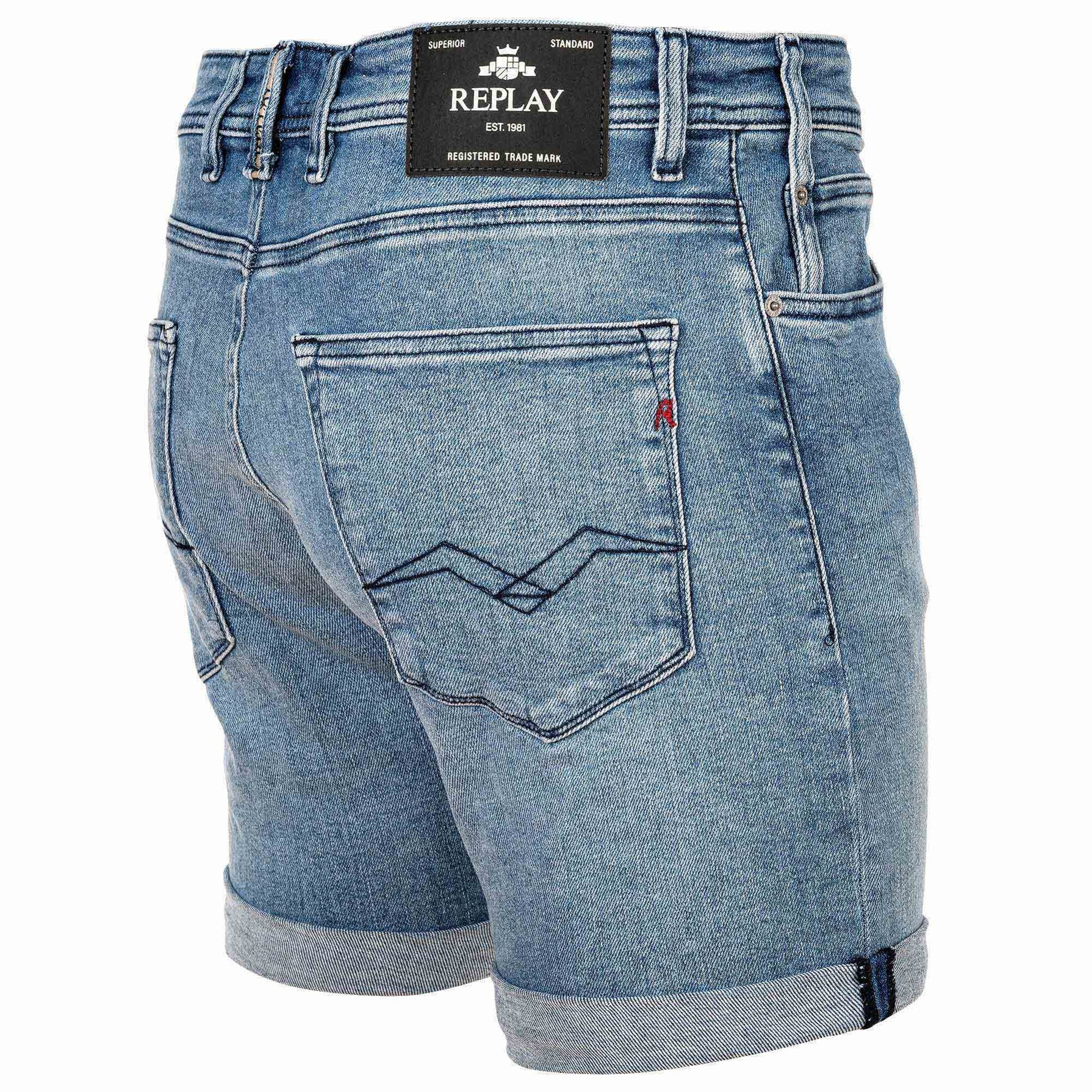 Replay Bermudas Herren Bermuda-Shorts 1er Pack Baumwolle