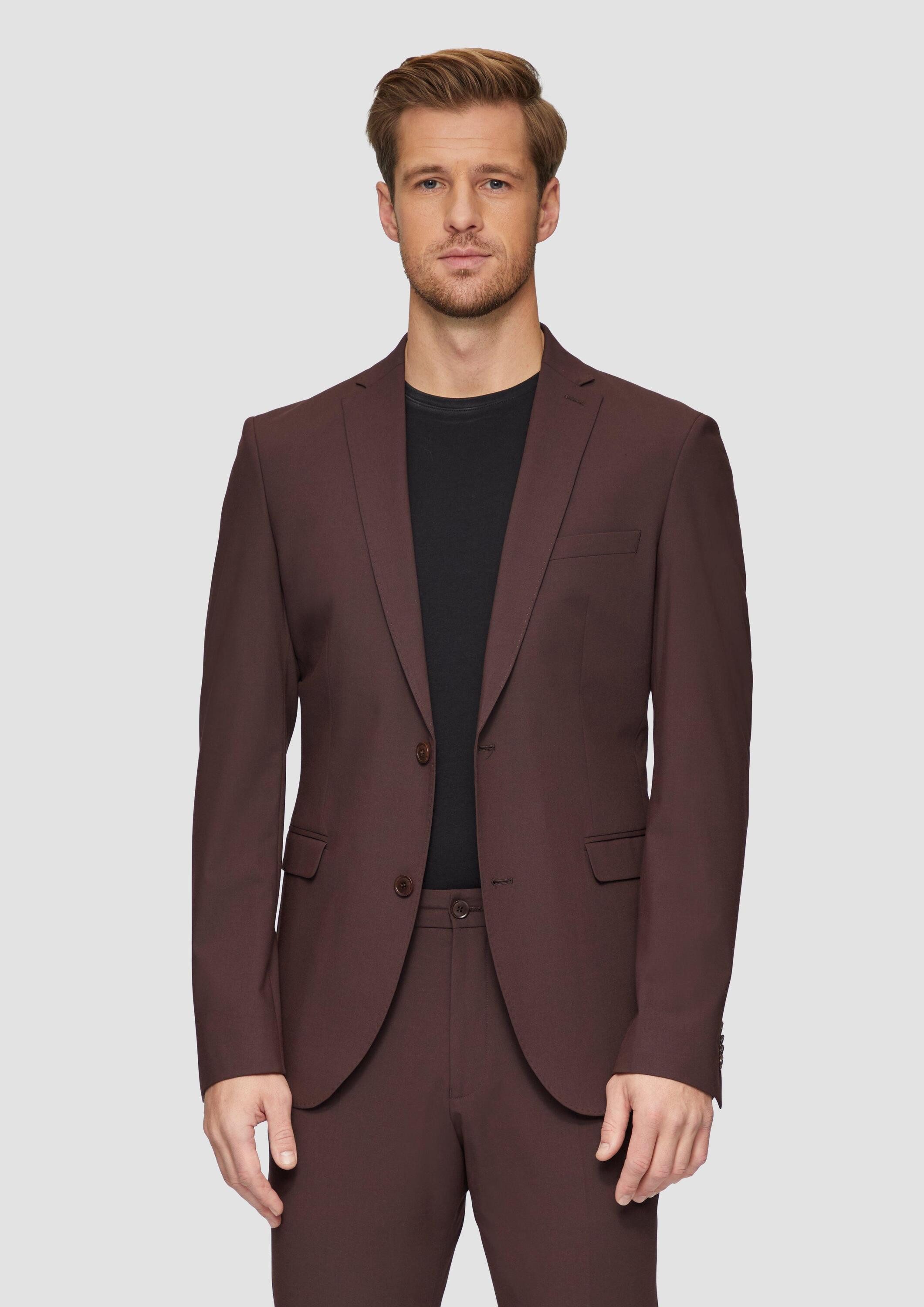 s.Oliver Sakko Indoor-Jacke S.OPURE s.O PURE: Elastisches Sakko in Woll-Optik