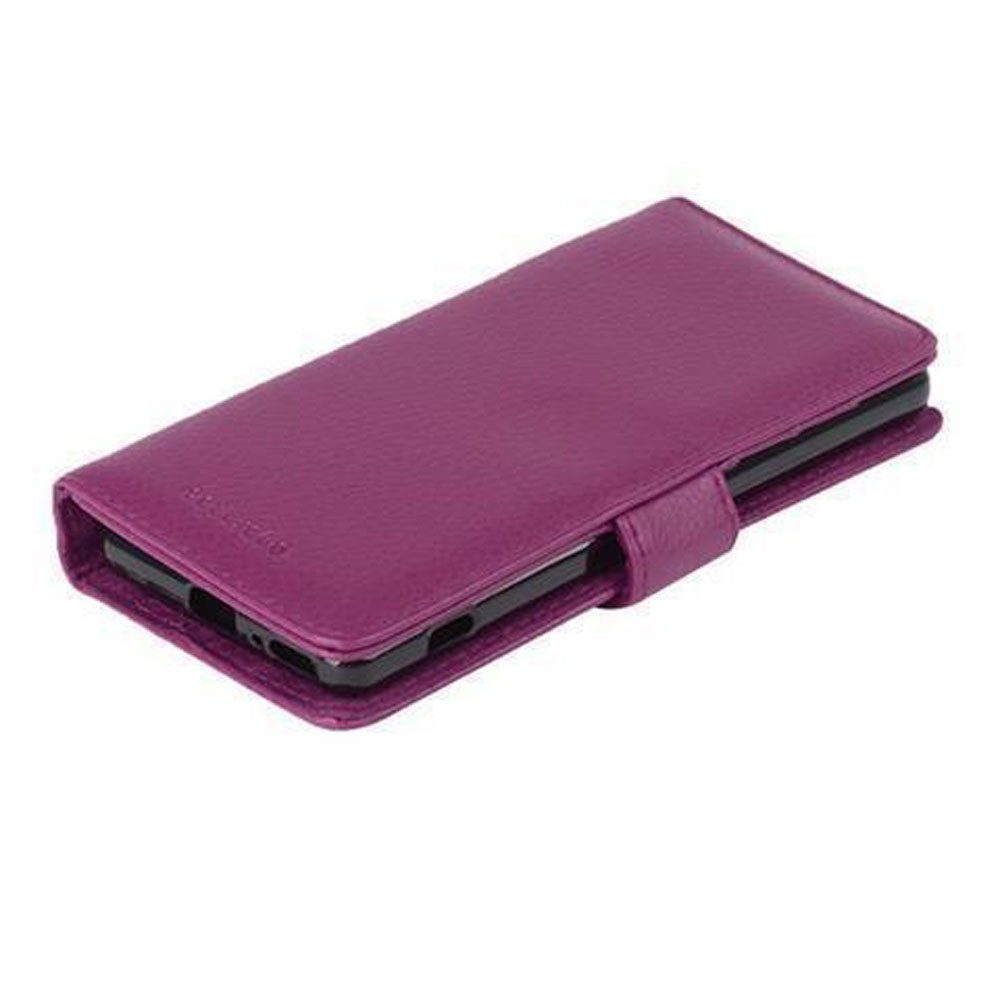 Cadorabo Handyhülle für Sony Xperia Z5 Hülle Sony Xperia Z5, Klappbare Handy Schutzhülle - Hülle - mit Standfunktion und Kartenfach