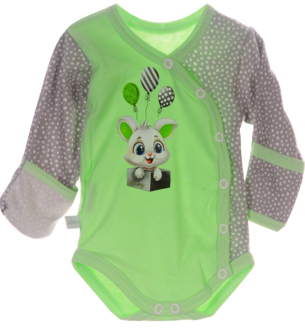 Wickelbody Wickelbody Baby Body Langarmbody mit Kratzschutz für Babys und Kinder