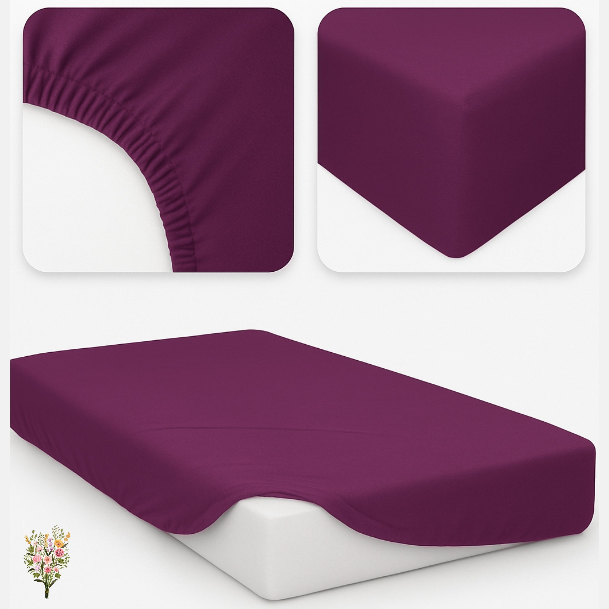 Strauss Home Spannbettlaken Premium, Gummizug: Rundumgummi, 150gr/m2 Premiu günstig online kaufen