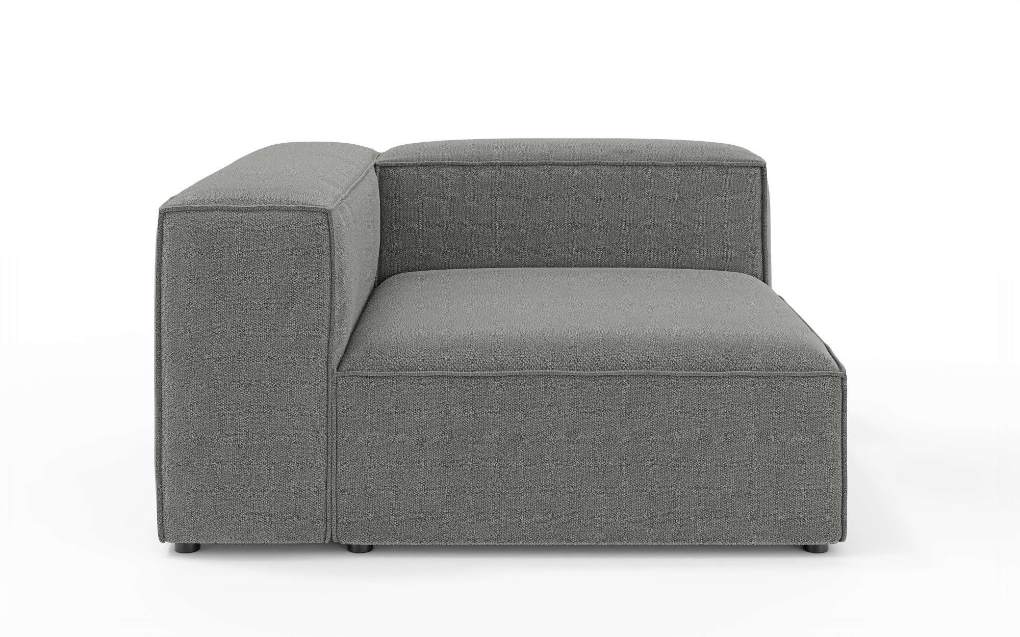 OTTO home Ottomane HAILY links/rechts bestellbar, Loungemöbel, Maße B/T/H: 130/130/72 cm, als Modul oder separat verwendbar, für individuelle Zusammenstellung