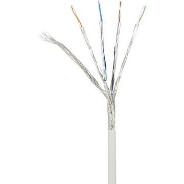 Renkforce CAT6A S/FTP Netzwerkkabel 10 m LAN-Kabel, (10.00 cm), mit Rastnasenschutz, Flammwidrig