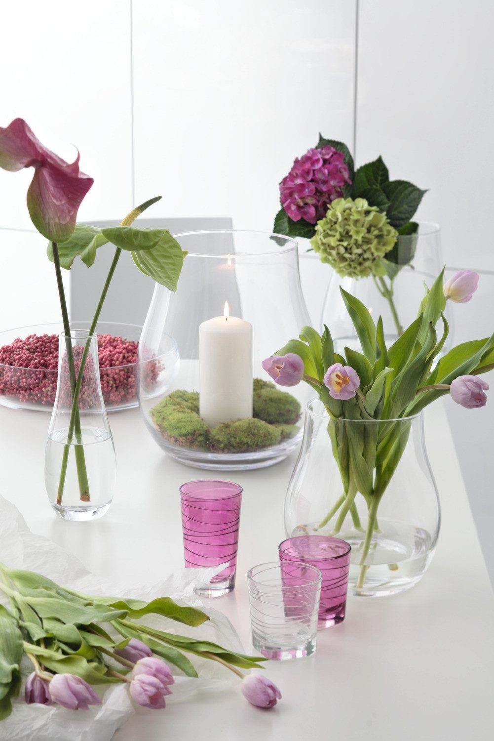 LEONARDO Windlicht Kerzenhalter GIARDINO, für Stumpenkerzen (1 St), Vase au günstig online kaufen