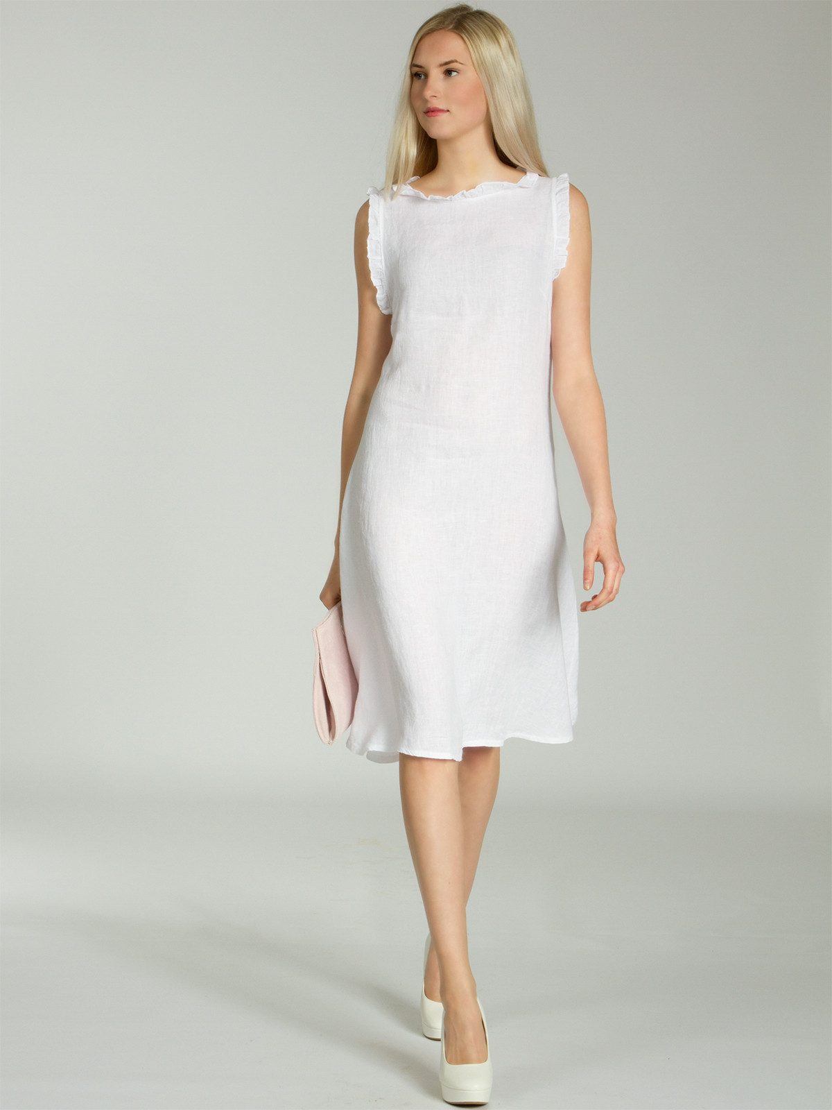 Caspar Sommerkleid SKL012 knielanges leichtes Damen günstig online kaufen